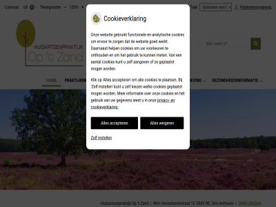 -382664 0485 1 10 100 1c 5845 accepter anthonis arabisch be contrast cookieverklar engel gemaakt gezond gezondheidsinformatie hom hoofdmenu huisartsenpraktijk instell menu mogelijk oekraien patientenomgev pol positiev praktijkinformatie privacy selecter sint st submenu t tal tekst tekstgrot vergrot verklein verschurenstrat weiger wim zand zoek