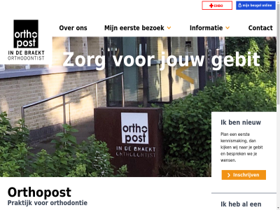 beugel bezoek braekt compliment eerst nederland nieuw ortho orthopost post welkom zorgautoriteit