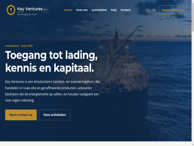 +31 01 02 03 04 1011 16089983 18 1996 2026 6 84368676 aanbied aanhoud aankop aannem aantal aanvrag actief activiteit adviespraktijk adviestraject adviesvrag adviser afrond all allen amsterdam assortiment b.v bedrijv beher beleggingsproduct bemiddel beperkt bericht beschik bestan bestemm bewust bezit bied bijna binn blind borg cargo concret consultancy contact contract control controler deal derd dertig documentatie documentatievereist doorverwijz een eerst eig elk elkar energie energiehandel energiemarkt faq fas geldt geraffineerd goeder haalbar handel handelshuis herkent herkomst hom hoort houd info@keyventures.nl intent investeringshuis inzet jar kapital kenn kennis ket key klopp komt kost kvk lading langer lat letter ligg lijn lop markt marktkennis mening mooi muiderstrat naartoe navigatie nederland nee nem nl object olie omzet onz opgebouwd oplever over overzien pand papierwerk par partij patron per planning precies princip privacybeleid product productlijn rb reager recht red reken relaties risico rond ruw s sind standaard standhoudt stat stell stur tafel tegenpartij termijn terugkom toegang toets toetsing traject transacties tuss tussenperson twed twee uiteenvalt uitsluit uitvoer vastgelegd vastgoed vastgoedportefeuill vastlegg ventures vermog vertel vertelt vier vol volled volum voorbehoud voordat voorstel voorwaard waarbij waarvan war we weg werk werkdag wij will wilt zak zegt zit zoekt