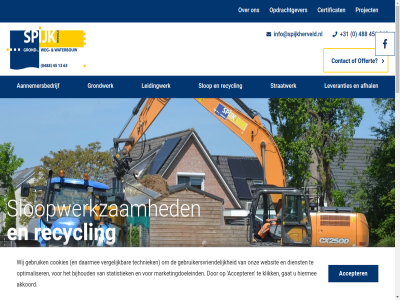 +31 0 2001 2025 363 3d 451 488 6674 aannemersbedrijf accepter actief afhal ag akkoord arnhem beesd behoort bekijk beuning bijhoud bv certificat communicatie contact cookies daarmee dienst dienstenpakket dijkstrat disclaimer eshof gat gebruik gebruikersvriend gemeent grind grond grondwerk gww hel herstell herveld hiermee hom info@spijkherveld.nl informatie inzet klik landschapsplan leidingwerk leveranties lingewaard marketingdoeleind nederbetuw nederland next nijmeg offert onz opdrachtgever optimaliser overbetuw partner persleid previous privacy professionel project recycl sind sitemap sloopwerkzam slop spijk statistiek straatwerk suilichem team techniek veelzijd verder vergelijk vervang verzorg vrag waterbouw websit weg wij zand