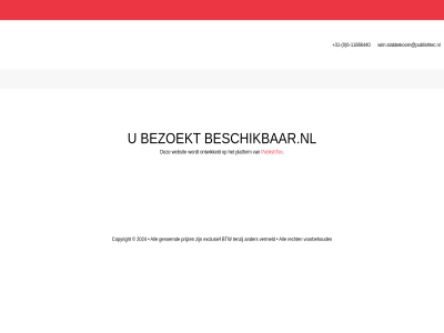 +31 -11866440 0 6 beschikbaar.nl bezoekt ontwikkeld platform publishtec websit wim.slabbekoorn@publishtec.nl