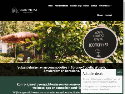 0850778212 1 10 15 2 3 31 4 5 5161gh 6 7 8 9 92 accommodaties accomodaties actuel air algemen amsterdam april arrangement augustus barcelona barna bekend bericht best bezoek bied binn boek brabant breng bungalow capell casa cat cod collega contact crash deal downtown drunen du duin eenperson eftel evenweg faciliteit familie faq gebruik geniet geschikt gunstig haardvur handbereik handig heerlijk heistrat hiernar hom huis info info@crashnstay.com innoveert kingsiz kleinschal knisper kom korting kortingscod laatst lanestay liever ligging link locaties lon lucht maison max min mooi muziek n naast nacht national nb nh nieuw noord noord-brabant nstay nwellnes oktober onlin ontbijt ontdek ontstan ontvang onz open originel overnacht paardenstal park peter plek pling privacyverklar queen restaurant rondom rotterdam s sam sauna schamelwag sebastian setting short silo slaapbank sluit spa spanj sprang sprang-capell sprookjesacht stad stay staycation sted storestay t the top tweeperson uniek vakantiehuis vakantiehuiz verblijf verlicht verschill vill volg voorwaard vriend waspik weekend weg weidezicht wellnes wij zh zit zoek