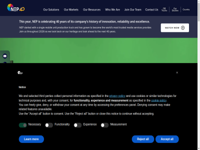 100 11 110 150 2 200 2025 2026 205 25 4 40 43 53 58k 6 7 8 83 85 90 a accept aerial ahead all and any anytim anywher approach are as back based becom behind bexel bow brand broadcast button capabilities celebrat centralized choices clos company condition connect consent contact content continent continue control cookie countries country creat creativ cutting cutting-edg deliver denali diversity edg employes enginer entertainment event excellenc experienc fletcher flypack follow for functionality global group grown halon has help heritag highly history inc includ inclusion independent innovation innovativ international its join learn led legacy legal liv location lok mak manag management market measurement media mediabank meter mobil modern monitor mor most necessary nep new next notic now ob obstv offic on operation or our peopl platform policy powerful privacy production projection provider re reject reliability reserved resources revolutioniz right robust rom s screenwork scren services shar show singl slavery softwar software-based solution specified sport squar started statement studios sustainability sweetwater system team technical technology term that the this throughout tie to trained transform truck trusted unit us use values video vista watch way we whistleblow who with without world worldlink worldwid year you your