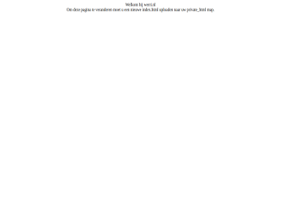 beveiligd html index.html map nieuw pagina privat upload verander welkom werri.nl