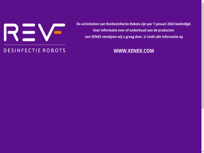 1 2024 activiteit all beeindigd grag informatie januari onderhoud per product revdesinfectie robot verwijz vindt wij www.xenex.com xenex
