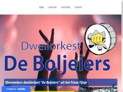 boljeier bovenan by contact dweilorkest eig elk enthousiast facebok feest foto gezell groep grot hom identiteit info@boljeiers.nl kijk klik laatst logo mail mak muzikant nieuwtjes onz open optred pagina powered s sfer sound stan vacatures waarbij wijz