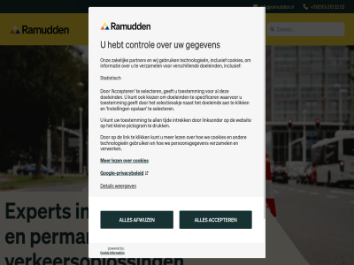 +31 -213 0 02 13 22 accepter afwijz all by contact control cookie cookies detail dienst doeleind druk expert focus gebruik geeft gegeven googl google-privacybeleid gÄ hebt huvudinnehÄll inclusief info@ramudden.nl informatie information instell intrek kiez klein klik kunt kwaliteit lez link linksonder naast noodzak onz opslan partner permanent persoonsgegeven pictogram powered privacybeleid ramudden.nl selecter selectievakj specificer statistisch strikt technologieen tijd tijdelijk till toestemm vacatures veilig verkeersoploss verschill verwerk verzamel waarvor we websit weergev wij zakelijk