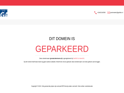 +31402116536 adviesis domein domeinnam geparkeerd geregistreerd grafisis postmaster@grafisis.nl productiestroom.nl www.productiestroom.nl