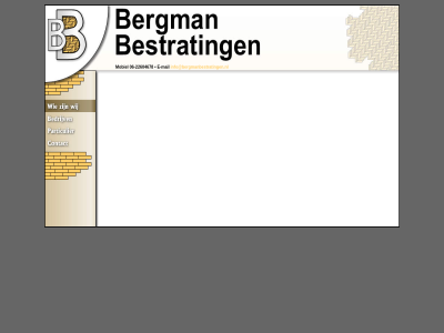-22604678 06 bergman bestrat e e-mail info@bergmanbestratingen.nl mail mobiel