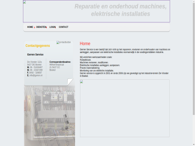 0492 06 2001 2006 22447269 329087 51028467 aanlegg aanpass algemen automatiser bedrijf boekel contact contactgegeven correspondentieadres dienst disclaimer e elektrich elektrisch f gerr gevestigd hom industrie industrie-terrein info@gerren.nl installatie installaties login m machines modificer monitor onderhoud opgericht paneelbouw proces reparatie reparer reviser richt servic sind terrein verricht vlonder voedingsmiddel voornam voorwaard we werkzam wij zoal