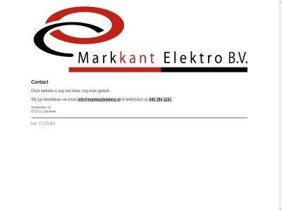 040 14 17125443 284 3241 5711 ambacht b.v bereik contact elektro email even geduld info@markkantelektro.nl klar kvk lc markkant onz somer telefonisch via websit wij