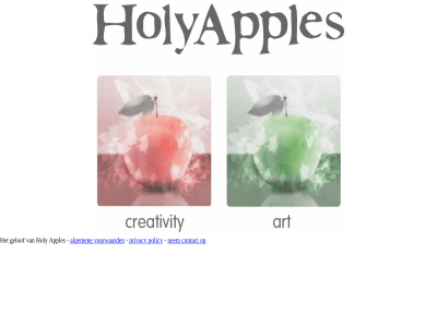 algemen apples contact gelof holy holyapples nem policy privacy voorwaard