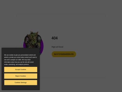 404 about accept advert advertis analys analytic and back content cookies found giv how information ll may media not our pag partner personalised provid reject see setting shar sit social the to traffic use warhammer.com we with you