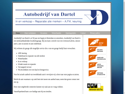 -4621412 010 106c 2018 3043 aanbod actuel all apk auto autobedrijf bedrijf bent beschik brengservic connecties contact dartel delftweg garag gerust hal hom huidig info@autobedrijfvandartel.nl inruil keuring kunt merk mocht mogelijk nem occasion onderhoud onz openingstijd pagina policy privacy reparatie rotterdam s schad servic stan taxatie tel tuss tweedehand uitgebreid vak vanzelfsprek verkop verlen vervang vervoer verwacht verwijz voldoen vrag waarnar werkplat wij winterband zoek