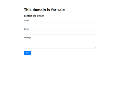 contact domain email for messag nam owner sal send the this