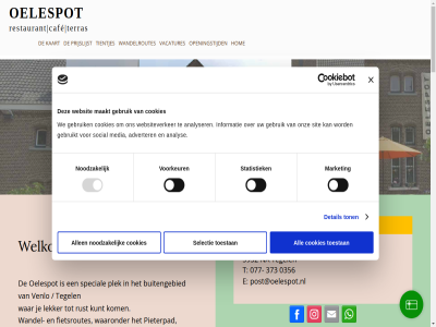 0 00 0356 077 1 10 100 12 17 18 19 1a 2 2002 373 4 47 5 5932 7 73 74 8 9 abdijwinkel acht actuel adresgegeven adverter afstand all allen allerlei analys analyser artikel authenticiteit avondkaart bestan bewar bezoek bijna binn binnenplat blader bottelarij buitengebied caf check consent cookies detail deur diver doorhen duit duitsland e eenieder eerst eigen enkel ervar fiets fietser fietsrout fietsroutes gebruik gebruikt gedan gemaakt geniet genoeg geopend gevestigd gewon goed gratis gren handig happ hartelust hei hieronder hom honderd imposant informatie jammerdal jar joamerdal juist kaart kas keuk kijk klik kloosterordes.tevens km kom kortom kun kunt lad landingspunt lang lat lekker let levensgenieter ligg ligt link loopt losplat lunchkaart maakt market mas media meerder mens meter mogelijk nabij natuurgebied nettetal noodzak oelespot onlin onz openingstijd oud pad pagina pannenkoek parkeerplat parker pauzeplek pieterpad plek plus post@oelespot.nl prijslijst rechterkant red religiosa reserver restaurant rondom ruim rust s salades selectie selection sit sluit social special statistiek steenworp steyl t tafeltj tegel telefonisch terecht terras tientjes tip toestan ton tourrijder trapp trappist trappistenabdij tuss ulings uur vacatures vanaf vast venlo verder vertoev vindt voer voorbij voorhen voorkeur voormal waarbij waard waaronder wandel wandelar wandelknooppunt wandelrout wandelroutes war we websit websiteverker weinig wel welkom werklokal wij wijn zilveresdoorn zit