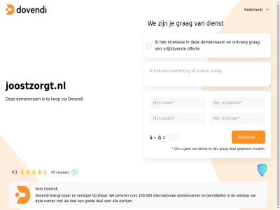 250.000 49 9.3 all beher bemiddel brengt deal dienst doel domeinnam dovendi elkar gegeven goed grag interes international invull joostzorgt.nl kop koper nam nederland offert ontvang partij review ruim verkop verkoper verstur via vrijblijv we