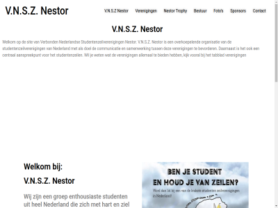 58 aanspreekpunt all allemal bedrijf bestur bestuursled bevorder bied bijeenkomst binn central communicatie contact daarnaast doel elkar enthousiast factor foto groep hart hel inzet jar kijk maatschappij nederland nem nestor o.a onderhoud organisatie organiser overkoepel partij recht rest s samenwerk sit sponsor stimuler student studentenveren studentenwereld studentenzeil studentenzeilveren tabblad trophy tuss v.n.s.z verbind verbond veren vooral voorbehoud watersportverbond we welkom wet wij zeil zeilend zeilsport zeilveren zeilwereld ziel zoal