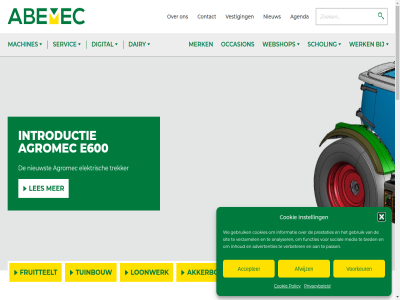 1 2 2026 3 4 5 6 7 abemec accepter advertenties afwijz agenda agromec akkerbouw algemen all analyser bedrijfsvideo bekijk bel beleid bied contact cookie cookies copyright dairy digital disclaimer e600 elektrisch fruitteelt functies gebruik hal informatie inhoud inschrijv instell introductie kennis klantenservic klar les loonwerk machines mak mat mechanisatie medewerker media merk nieuw nieuwsbrief nieuwst occasion onderhoud onz pass plan policy prestaties privacy privacybeleid recht rijbewijs scholing servic servicewerkplat sit social sponsorbeleid stan storing system t t-rijbewijs tlmer trekker tuinbouw veehouderij verbeter verzamel vestig video vind volg voorbehoud voorkeur voorwaard vrag we webshop werk whistleblower winteronderhoud zoekt