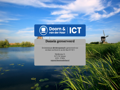 0578 1a 575856 8171 b.v ck devriesvaassen.nl domein domeinnam doorn gereserveerd ict klant marijkeweg support@doornvanderhaar.nl vaass