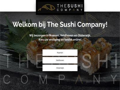 bestel bestell bezorg company kies nuen oisterwijk onlin sushi the veldhov vestig welkom wij