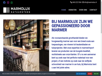 -2221504 040 2025 aannemer adres agree allen b.v beeld bent bied bred breng browsing by central contact cookies crer declin dienst elegant elk enkel ernar ervan ervar ervor experienc expertis gat gemaakt gepassioneerd groothandel hom hoogst hoogwaard huis i improv individu info info@marmolux.nl inspirer installatie jarenlang juist keuk keukenblad klant klanttevred kwaliteit lat lev lever liefd lux mak marmer marmerbehoeft marmerimport marmerproject marmolux mat materiaal mor natuursten ok on ontdek onz oploss our passie perfect prachtig product project projectbouw rechtstrek samenkom scala schoonheid selecter sfer specialist stat sten strev succes this tijdloz to toepass toewijd totalwebshop transformer tuin tuinproject uitgevoerd uitmunt understod use vak vakmanschap ve verfijnd verfraai visie vloer vooraanstaand war we websit werkblad wij you your zoek zorg