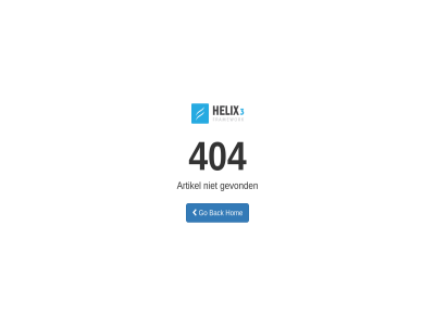 404 artikel back fout gevond go hom