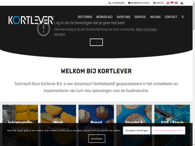 +31183352955 10 1985 2026 24 33 4231 7 accepter actief afgelop agf akkoord algemen all b.v bedrijv bekijk benieuwd beschikt betrouw bread broer buro calamiteit carrièr carrièrekans clixz contact contactgegeven cookies dag decennia derd disclaimer dj dynamisch eerst elkar energieweg enkel enthousiast ervar familiebedrijf foodindustrie foodprocess fresh gat gebruik generatie gerard gespecialiseerd gevestigd grag groei hen hom hosting implementer industrieterrein info@kortlever.nl informatie innovatie instell intralogistic jar jezelf jouw key kijk klik knowhow kortlever krijgt leerbroek les leveringsprogramma maakt machin machines mat meat mededel meerkerk meest mogelijk monteur nederland nieuw nieuwsbericht nieuwsgier nl ontwikkel ontwikkeld onz open openstaand opgericht oploss partner per person pizza privacybeleid process produc producent prominent roestvrijstal sam samenwerk sector servic service@kortlever.nl sit snack stan start succesvoll surf system team technisch trot turn turn-key twed uur vacaturepagina vacatures verberg verder voedselindustrie volop vooruitgang voorwaard war we websit websolution wek welk welkom werk wij wim woord zet zoek zoekinvoerveld