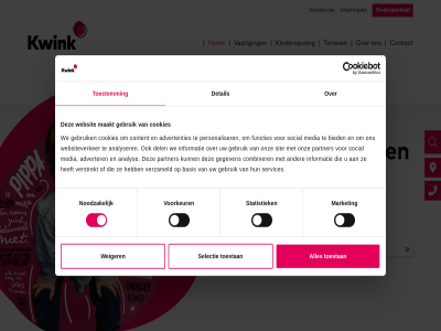 advertenties adverter analys analyser basis bied combiner consent contact content cookies del detail functies gebruik gegeven gemeent hom informatie inschrijv jouw kinderopvang kwink maakt market media noodzak omligg onz ouderportal partner personaliser selectie selection services sit social statistiek tariev toestan toestemm vacatures veenendal verstrekt verzameld vestig vind voorkeur we websit websiteverker weiger