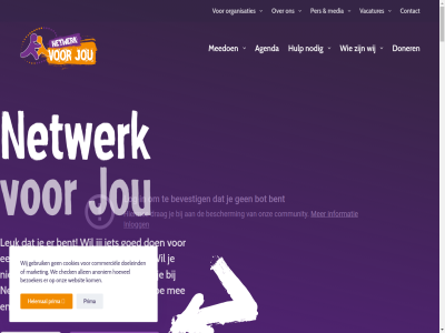 0 00 01 06 08 10 11 12 17 2026 230 30 305 3901 5 61724807 63 85446272 9 actie activiteit agenda all allen am anbi ander anoniem auteursrecht beetj bekijk bent bestan bestrijd betekenis beter bezoeker bied blij check chillavond commerciel contact cookies diensttijd dn doe doeleind doet doner eenzam element elkar event gan gat gebruik gegeven geld goed groep helemal help helpt hi hoevel hopelijk hulp hulpvrag iederen info@netwerkvoorjou.nl inschrijv inspiratie insta it jezelf jij jonger jou jul jun kickboks kom kvk kwetsbar leuk leukst liek link maatschapp mak market markt matter mdt media mee meedoen meld mens mis missie mooier netwerk nieuw nieuwsbrief nodig nvj onderwijs ontdek ontmoet ontwikkel ontzet onz organisatie organisaties pad per plek pm prima privacyverklar project rsin schrijf scor snell social spelletjes st stad talent tiktok toekomst toff vacatures veenendal verbind verschill vier vind volg vriend vrijwilligerswerk waarbij we websit welkom wij yourcub zet zien zoek