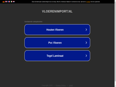 2025 copyright legal policy privacy vloerenimport.nl