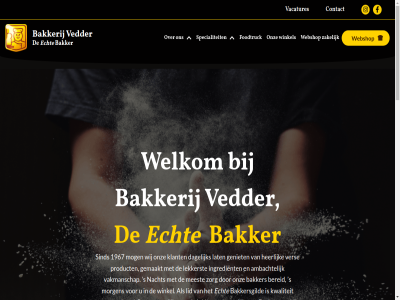 0493 1967 2026 312 618 ambacht bakker bakkerij bakkersgild bereid bestel@bakkerijvedder.nl cadeaukaart contact dagelijk e e-mail echt eerlijk filial foodtruck gegarandeerd gemaakt geniet gildekorn heerlijk ingredient jou klant krachtpatser kwaliteit lat lekkerst les lid mail meest mog morgen nacht nem onz privacy product proeft pur s sind sit specialiteit telefon vacatures vakmanschap vedder ver verschil volg vs we webshop welkom wij winkel zakelijk zien zorg
