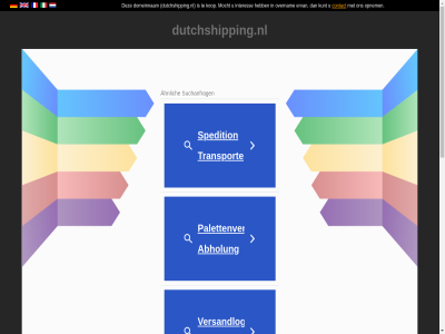 advertiser any association by constitut controlled disclaimer does domain dutchshipping.nl endorsement generated imply it its maintain mark no nor not or owner parking party policy privacy recommendation referenc relationship sedo servic specific the third this to trad using webpag with