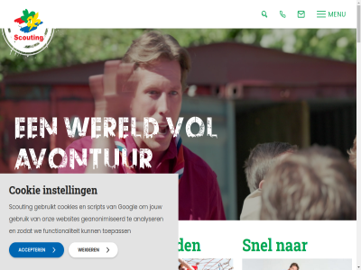 18 2024 5 50 a accepter accommodatiegid activiteit activiteitenbank advertenties all analyser avontur bekijk belev bent beroepskracht biedt contact cookie cookie-instell cookies copyright disclaimer doe donateur doner een eenmal eenvoud frek functionaliteit geanonimiseerd gebruik gebruikt gift googl groep groter hel hulp impact informatie instell jar jonger jouw kamp ker kinder kom land landelijk lat les leuk lid lsw m meedoen menu nederland nieuw officiel ontdek ontwikkel ontwikkeld onz open ouder pagina partner person privacy programmateam scout scouting scoutingapp scoutingappbeher scoutingwedstrijd scoutshop scouttv script snel sollicitatie spannend stat steun stur teamcoordinator teamlid toepass uitdag uitdagender uitgedaagd updates uur vacatures vanaf vast veilig veren verrass via vind vol vonk vrijwilliger vrijwilligerswerk waarmee we websit websites weiger wereld wet zodat