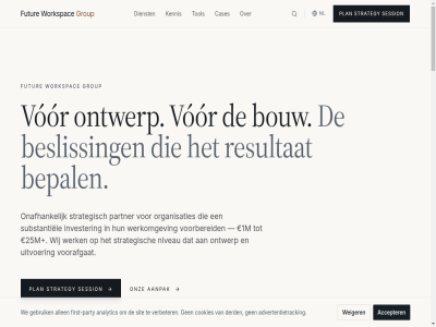 1m 2026 25m aannam aannemer aanpak accepter advertentietrack all allen ambitie amsterdam an analytic and architect bedoeld beeld befor begeleid beginn begint bepal besliss bestaand bestur bouw bov cases contact contactformulier context cookie cookie-instell cookies decision derd dienst directie doet during eerst eigen faq first first-party for futur fwg gebruik gericht groei grot group guid helder hoofdkantor hybrid independent ingebruiknam inricht inrichter instell invester investeringsomvang investment juist kantoorontwikkel kantoortraject kantoor­ontwikkel kantoor­transformatie kantor kennis kennisbank keuzes kiez kom kost krijg lag leverancier locaties los maand meter million moment multi multi-million nederland nieuw niveau nl onafhank ontwerp onz operationel organisatie organisaties organisation partner party plan plat prepar privacy randstad renovatie reserved resultat richting richtingsvrag right rondom rotterdam schakel scherp session significant sit strateg strategic strategie strategiesessie strategisch strategy sturing substantiel the tol traject transformatie transformation typisch uitvoer utrecht valt vanaf veelgesteld verbeter verbouw verder verschil vertaalt vertal vierkant voorafgat voorbereid voordat voorwaard vor vrag wanner we weiger welk werk werkelijk werkomgev werkpatron werkplekinvester werkplek­partner werkt wij workplac workspac ziet zodat zuidas