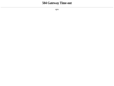 504 gateway nginx out tim time-out