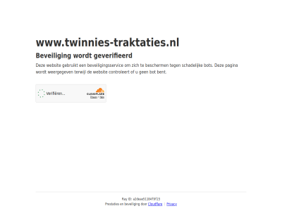 a2deae51184f9f23 bent bescherm beveil beveiligingsservic bot cloudflar controleert even gebruikt geduld geverifieerd id pagina prestaties privacy ray schadelijk terwijl websit weergegev www.twinnies-traktaties.nl