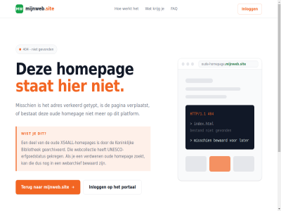 2026 404 algemen b.v bestand fair faq gevond handelsnam homepag http/1.1 inlogg krijg managed meld mijnweb mijnweb.site misbruik mw oud oude-homepag pagina policy portal privacy server sit stat support@mijnweb.site terug use voorwaard werkt wist