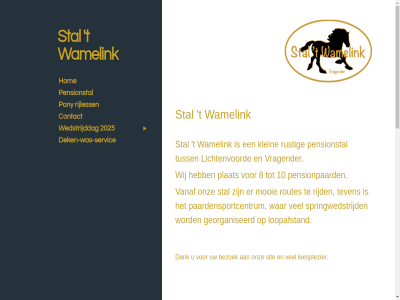 10 2012 2025 2026 8 bezoek by contact dank dek deken-was-servic direct eig ga georganiseerd hom hoofdinhoud jouw jouwweb klein leesplezier lichtenvoord loopafstand mak mooi onz paardensportcentrum pensionpaard pensionstal plat pony powered rijd rijless routes rustig servic sit springwedstrijd stal stalwamelink stalwamelink.jouwweb.nl t teven tuss vanaf vragender wamelink war websit wedstrijddag wij