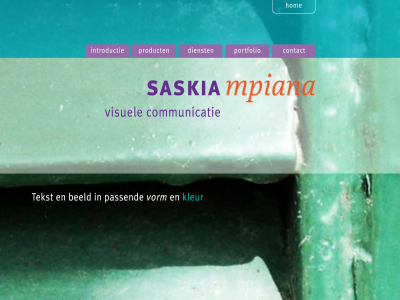 communicatie contact dienst hom introductie mpiana portfolio product saskia visuel