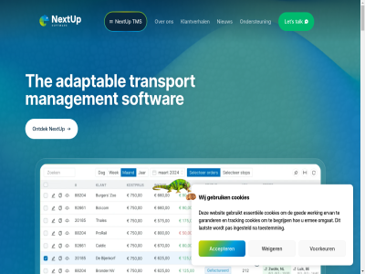 0 2026 accepter adaptabl algemen app begrijp bv cookiebeleid cookies ermee ervan essentiel footer garander gebruik gebruikt goed hoofdinhoud ingesteld innovatiev jouw klantverhal laatst let management mobiel navigatie nextup nieuw omgat ondersteun ontdek order overzicht pas planboard s softwar system talk the tms toestemm tracking transport urenregistratie voorkeur voorwaard websit weiger werking wij