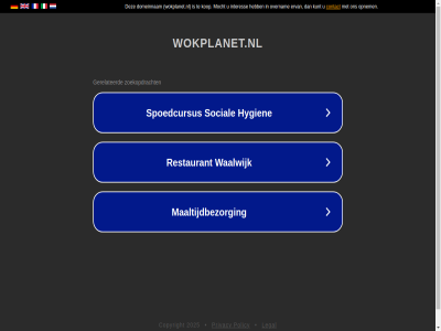 2025 copyright legal policy privacy wokplanet.nl
