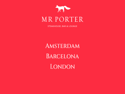 amsterdam barcelona hom ibiza london mr porter steakhous