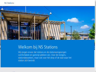 aangenam aantal allemal bedrijfsonderdel belangrijk bevindt bouw comfortabel deur deur-tot-deur dienst disclaimer dorp eerder en enorm ervor exploitatie fijn gastvrij gebiedsontwikkel gekoz gezorgd grag groeit grot hierdor hom jar klein knooppunt laatst lat mobiliteit multimodal nederland neemt ns ns.nl ontwikkeld onz open ov ov-reiziger partner pijler plek positie privacybeleid reis reiziger rij roll sam stad station stationsbezoeker stationsgebied stationsmanagement stationsomgev tevred toegenom total treinreiziger verblijft vernieuw verschill vervoer via war we websit welkom wij zien zorg