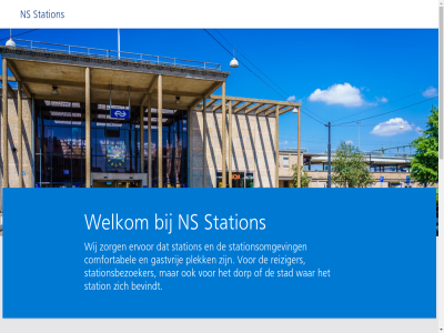 aangenam aantal allemal bedrijfsonderdel belangrijk bevindt bouw comfortabel deur deur-tot-deur dienst disclaimer dorp eerder en enorm ervor exploitatie fijn gastvrij gebiedsontwikkel gekoz gezorgd grag groeit grot hierdor hom jar klein knooppunt laatst lat mobiliteit multimodal nederland neemt ns ns.nl ontwikkeld onz open ov ov-reiziger partner pijler plek positie privacybeleid reis reiziger rij roll sam stad station stationsbezoeker stationsgebied stationsmanagement stationsomgev tevred toegenom total treinreiziger verblijft vernieuw verschill vervoer via war we websit welkom wij zien zorg