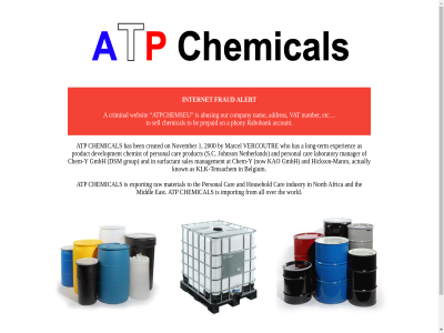 +31 2244 38 5048 517 70 a abus account addres alert atp atpchemseu be calcarlan chemical company criminal email etc fax fraud gp internet nam netherland nl number on our phony prepaid rabobank sales@atpchemicals.com sell the to vat vof wassenar websit