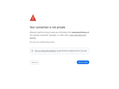 advanced attacker back be card cert chrom common connection credit enhanced err error exampl for from get highest information invalid learn level messages might mor nam net not on or password privacy privat protection s safety security steal to trying turn www.pure2insure.nl your