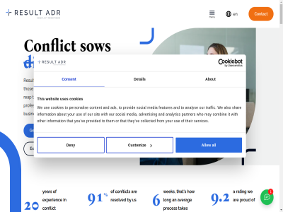 +31 0 0239 1 1382 14 2 20 205 3 30 3n 4 5 500 6 9.2 91 a about activ adr ads advertis advic advisor agree ajoeb all allow also an analys analytic and arbitration arbitrator are arrow as averag avoid bas becaus believes binding busines businesses but butz by cherique client collected combin command community condition confidential conflict consent constructively contact content convinc cookie cookies counselor customiz data deny detail development disagreement disclaimer division don dot dutch e e-mailaddres each embrac employment english event experienc experienced explor facilitation family features fluent for from german get god group handl has hav help highly hilger holland how incompany info@resultadr.nl information intercultural it item just knowledg latest lawyer leeuwenveldseweg let link long lv mailaddres may media mediation mediator menu mohamedajoeb mor nearly netherland new newsletter next niekalbert north olga on or organization other our partner peopl personal personalis personality policy positiv power previous privacy proces professional program proud provid provided quarter rating read reap receiv redefined register relevant resolution resolv resolved result resultadr reward rot s say services shar sign sit social south southeast sow speaking specialized stay successful t tak takes team term that the their them they this thos throughout to touch traffic training unity up updated us use uses utrecht ve very view warm we websit weesp wek what who why with word year you your