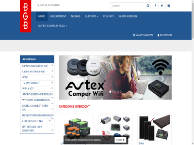 +31 -2554000 0 100ah 12 12v 12v100 12v150 150ah 200ah 2025 300ah 320ah 340ah 5.0 7 74 75/15 7554 8v ab accu assortiment b b.g.b b.v batterij bevestigingsmaterial bluetooth bms bt cai categorie connector contact control cookies disclaimer divers eltrocom email epsilon forster gebruik heating hengelo hom ict inlogg kabel kabel-connectoren-cai klant lader led leveringsvoorwaard lifepo4 lithium maakt mppt next nieuw nomia omvormer onderdel ontvangst ov overzicht pack power premium previous privacy s satmaster sitemap sluit smaragdstrat smart smartsolar solar statement stofzuigeronderdel super super-b support td tel thermo tv verkoop@bgb.nl verlicht victron websit wifi winkelwag witgoed xb xb1