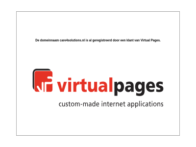 care4solutions.nl domeinnam geregistreerd hom klant pag pages virtual